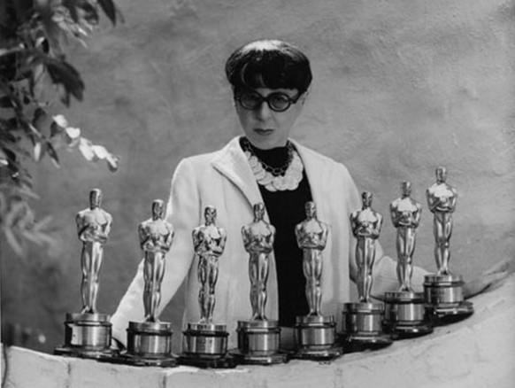Edith-Head-with-her-eight-Oscars